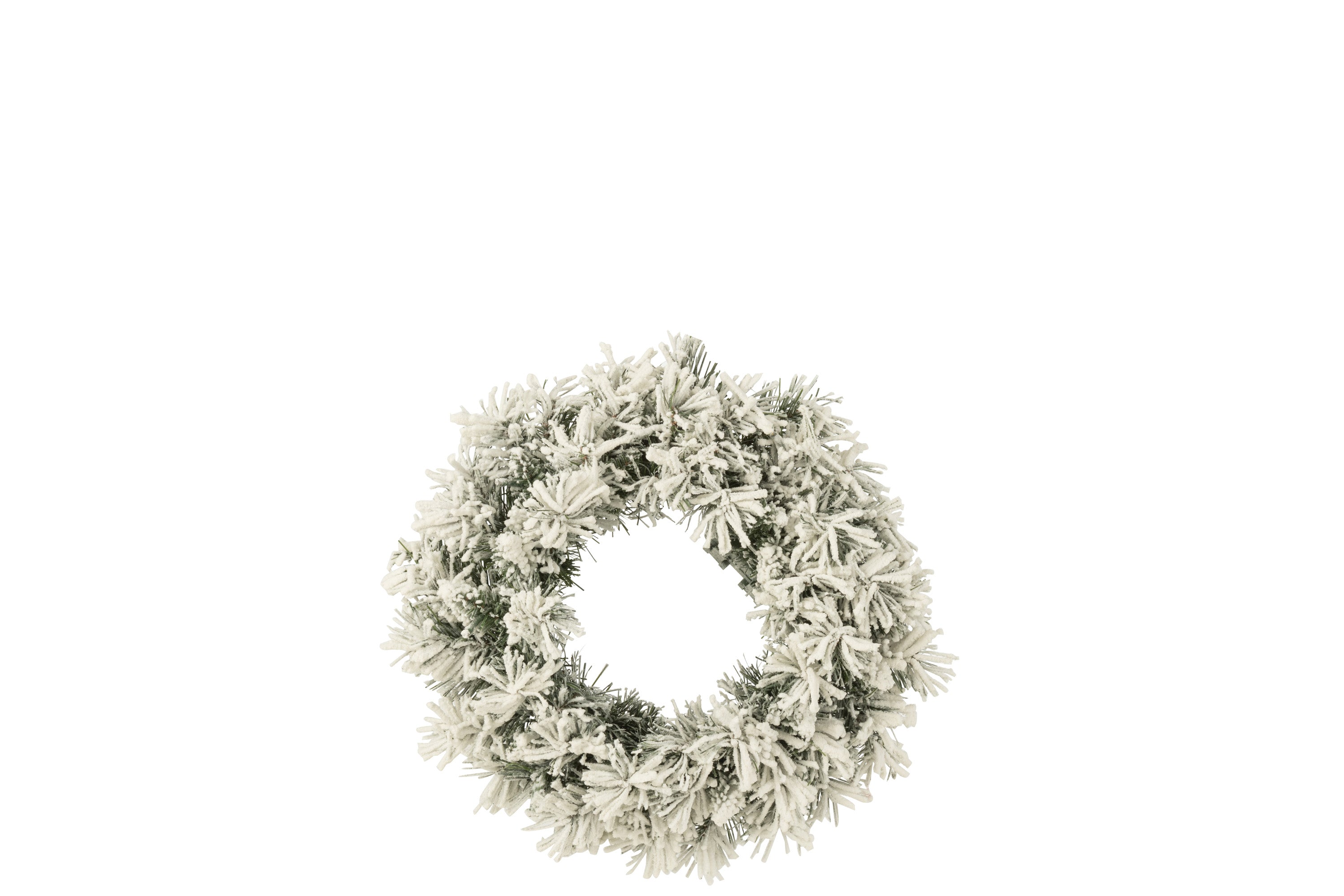 Couronne de Noël+Led Warm White Snowy Green S