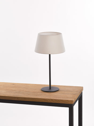 Table lamp Contemporal Seattle with round shade