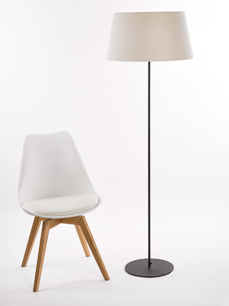 Lampadaire Contemporain Seattle avec abat-jour rond