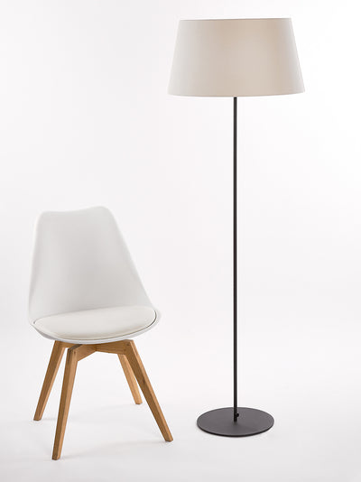 Floor lamp Contemporal Seattle with round shade