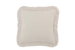 Pillow Fringe Cotton White