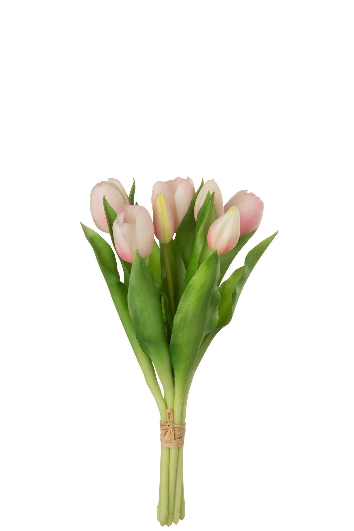 Tulip 7pcs PU Light Pink S real touch - (32903)