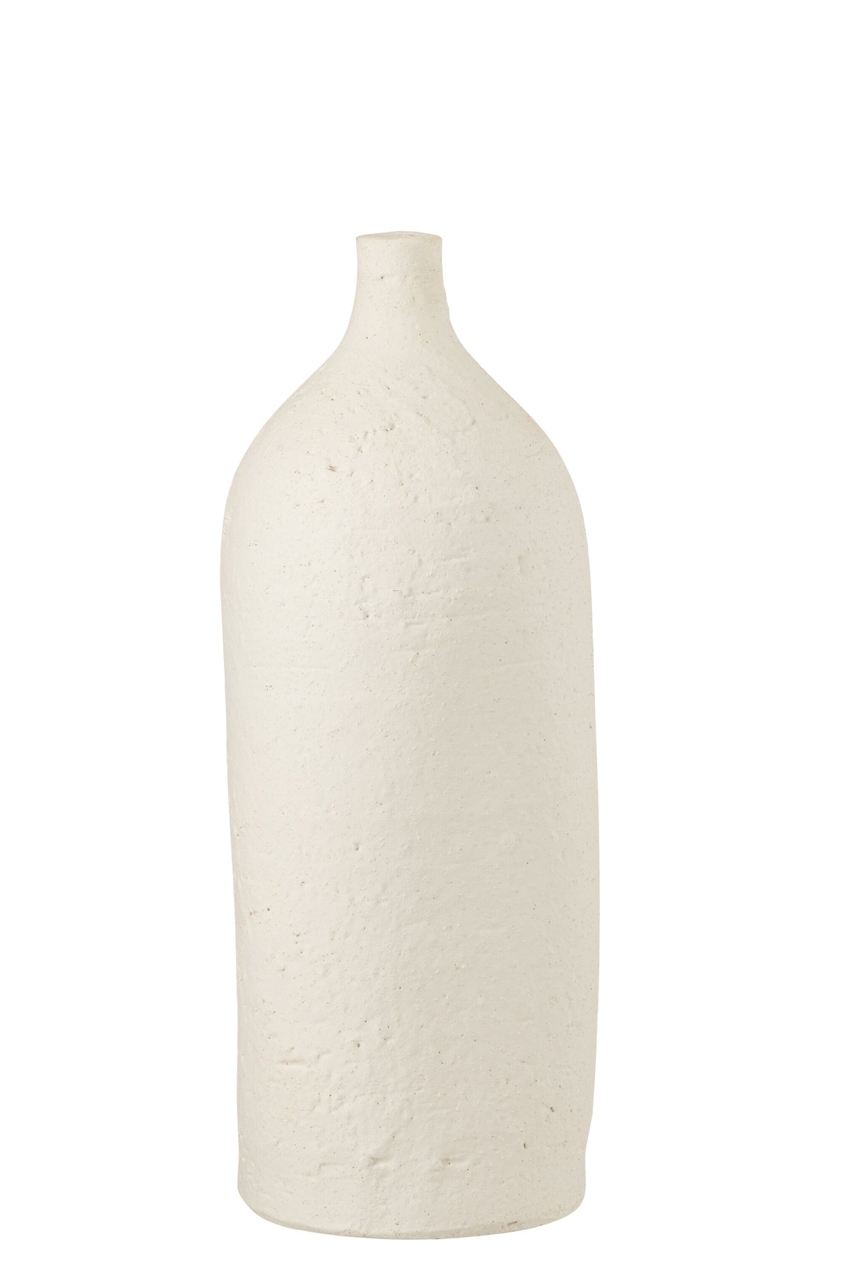 Vase Enya Bottle Ceramic White Large