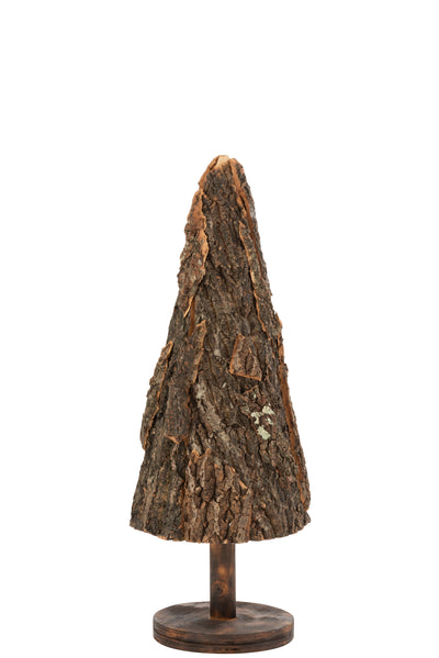 Christmas Tree Bark Paulownia Wood Brown Medium - (5579)