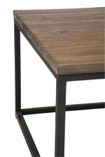 Side table Wood/Met Brown+Black