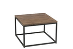 Side table Wood/Met Brown+Black
