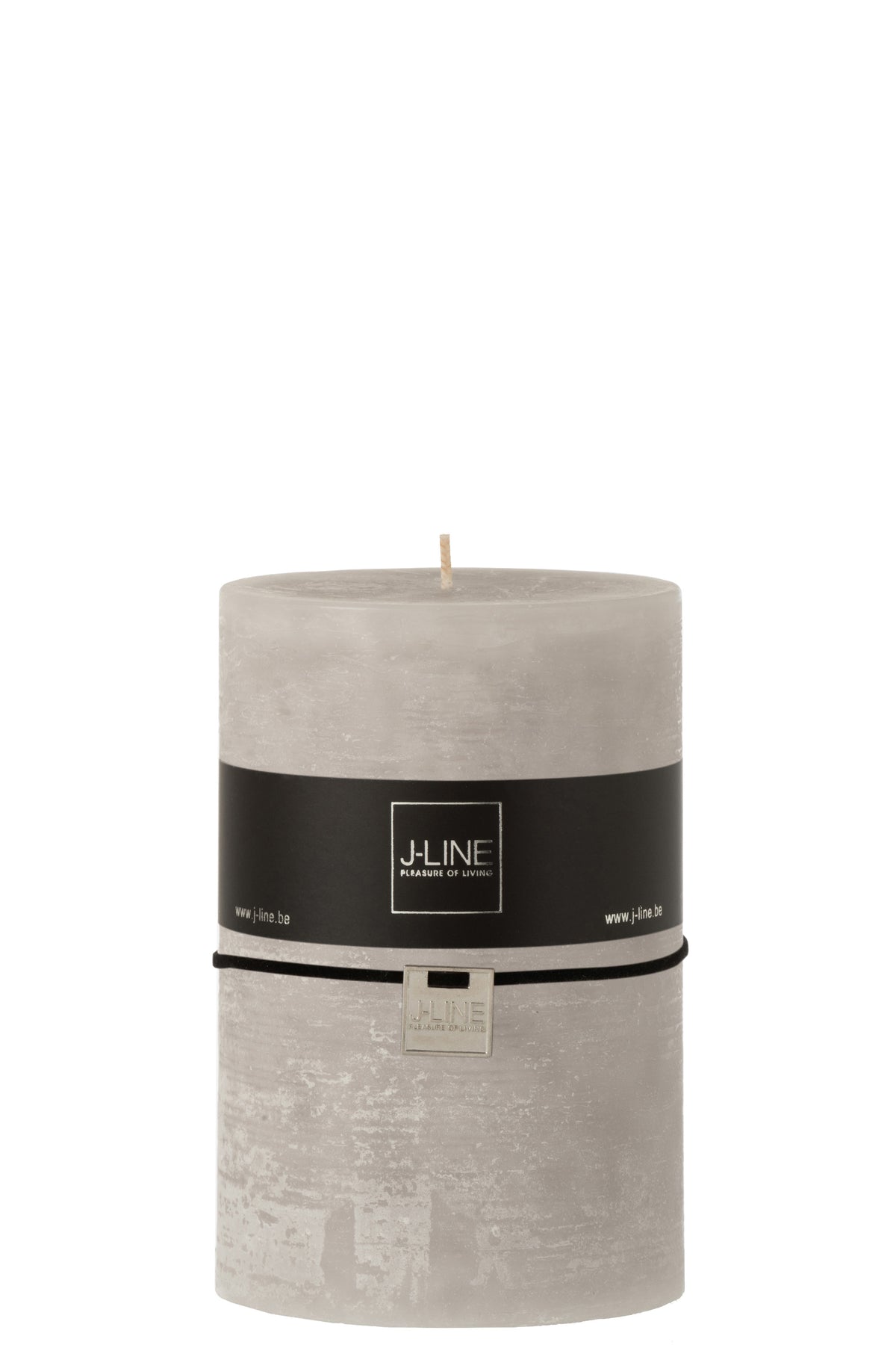 J-Line Cylinder candle light grey Xl - (8674)