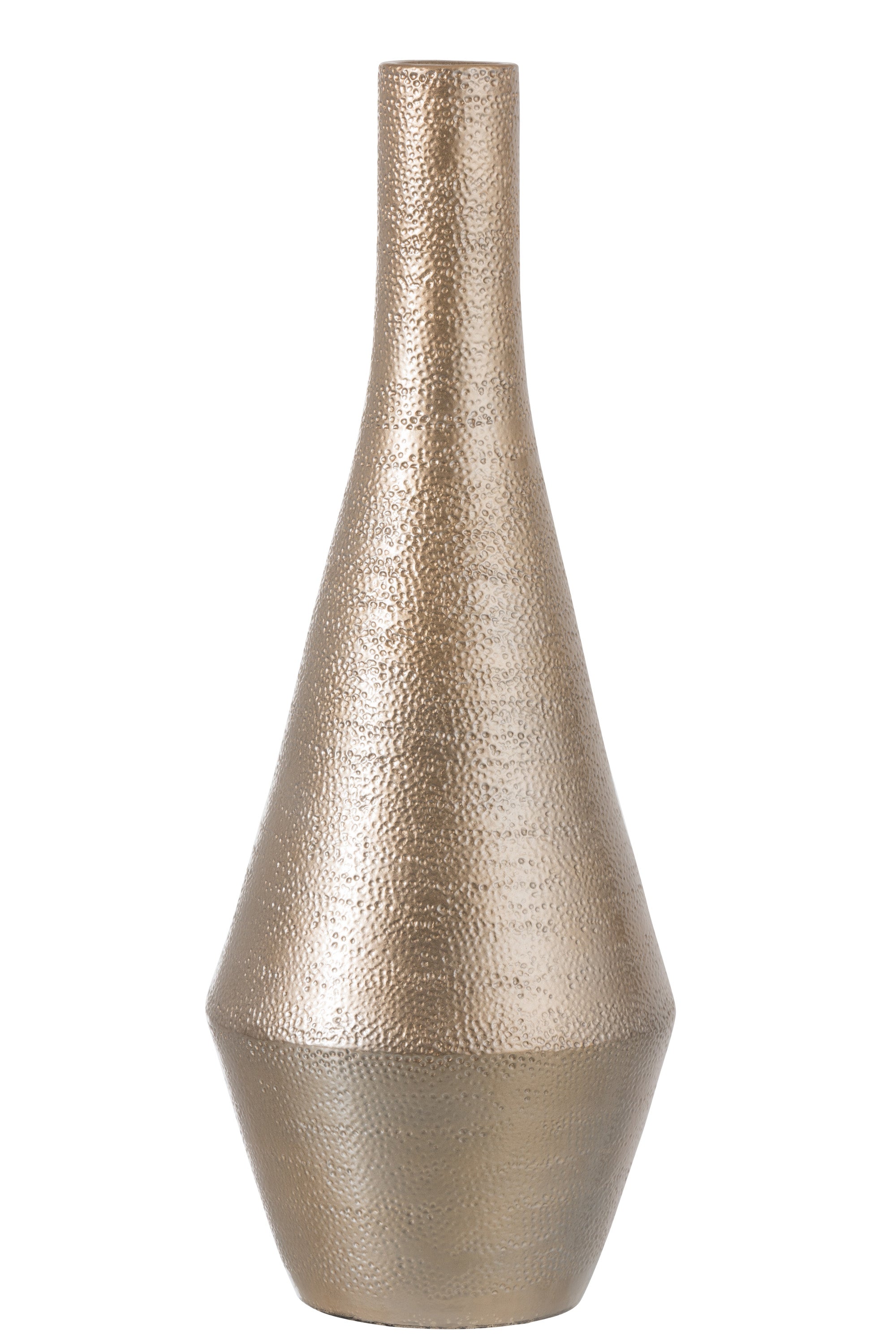 Vase Muster Terrakotta Gold Groß - (88706)
