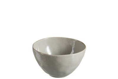 Bowl High Ceramic Grey Medium - (90006)