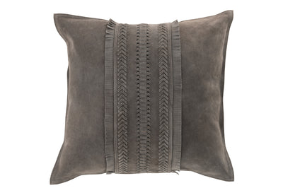 Cushion Board Square Leather Grey - (98254)