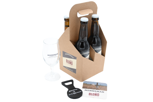Menneman Tripel Hop Beer Blonde (33cl) - (Gift LUXE package)
